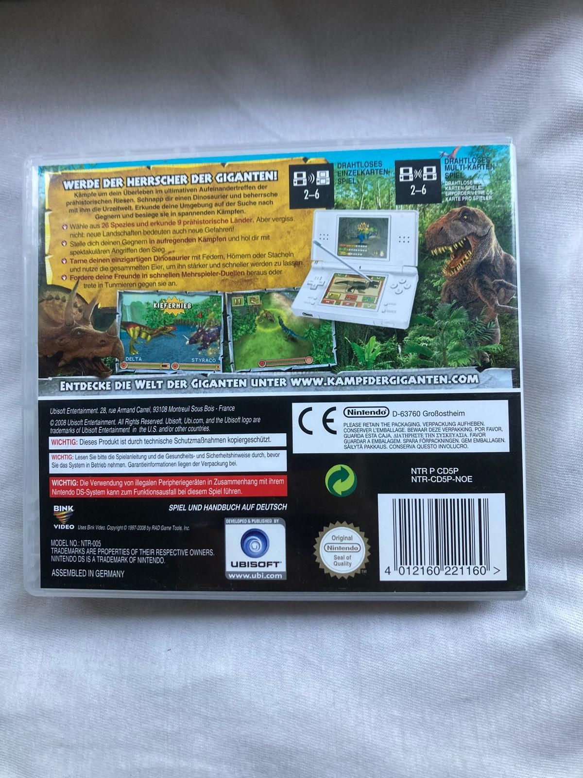 Nintendo DS/DSi/3DS - gra Combat of Giants Dinosaurs