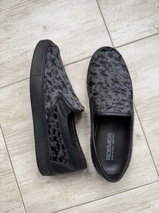 Чоловічі сліпони поні шкіра