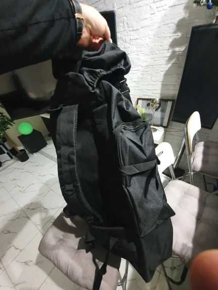Mochila Militar de 80L - Tactical Backpack - Preto - ARTIGO NOVO