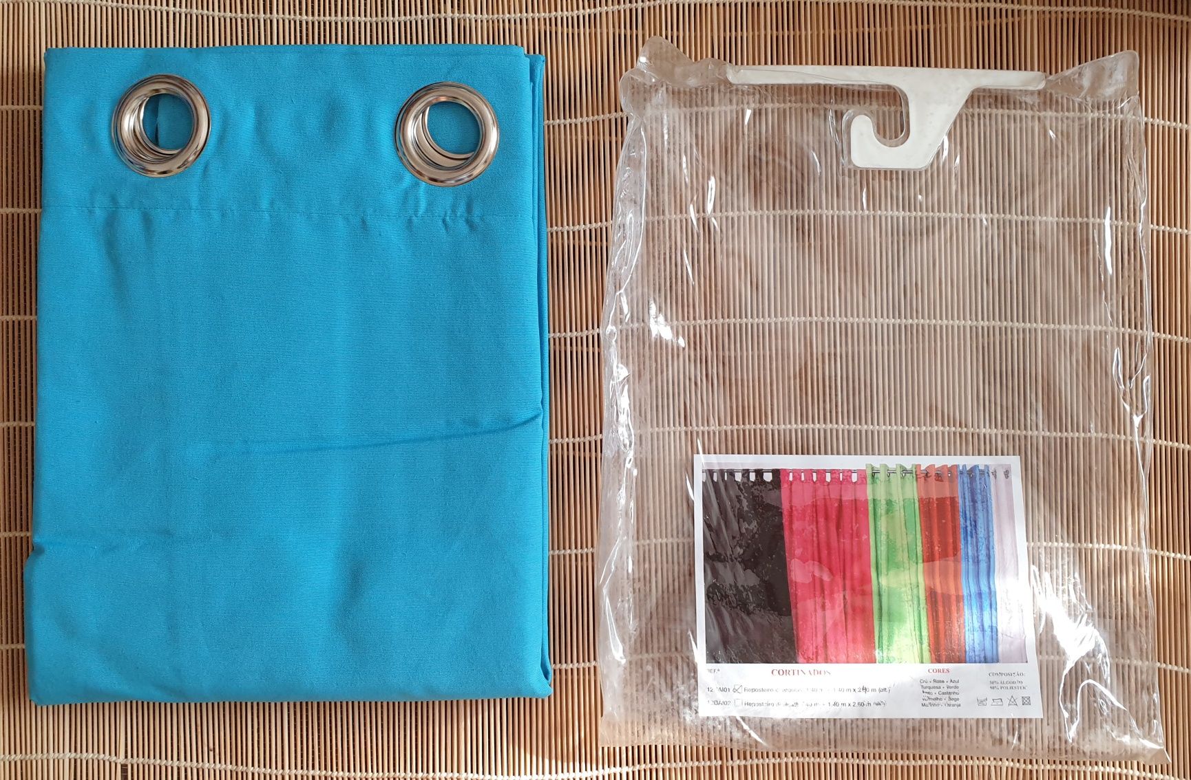 Par de cortinados Novos