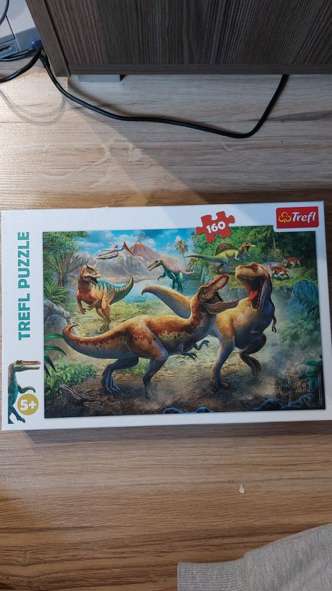 Puzzle dinozaury 160 elementów