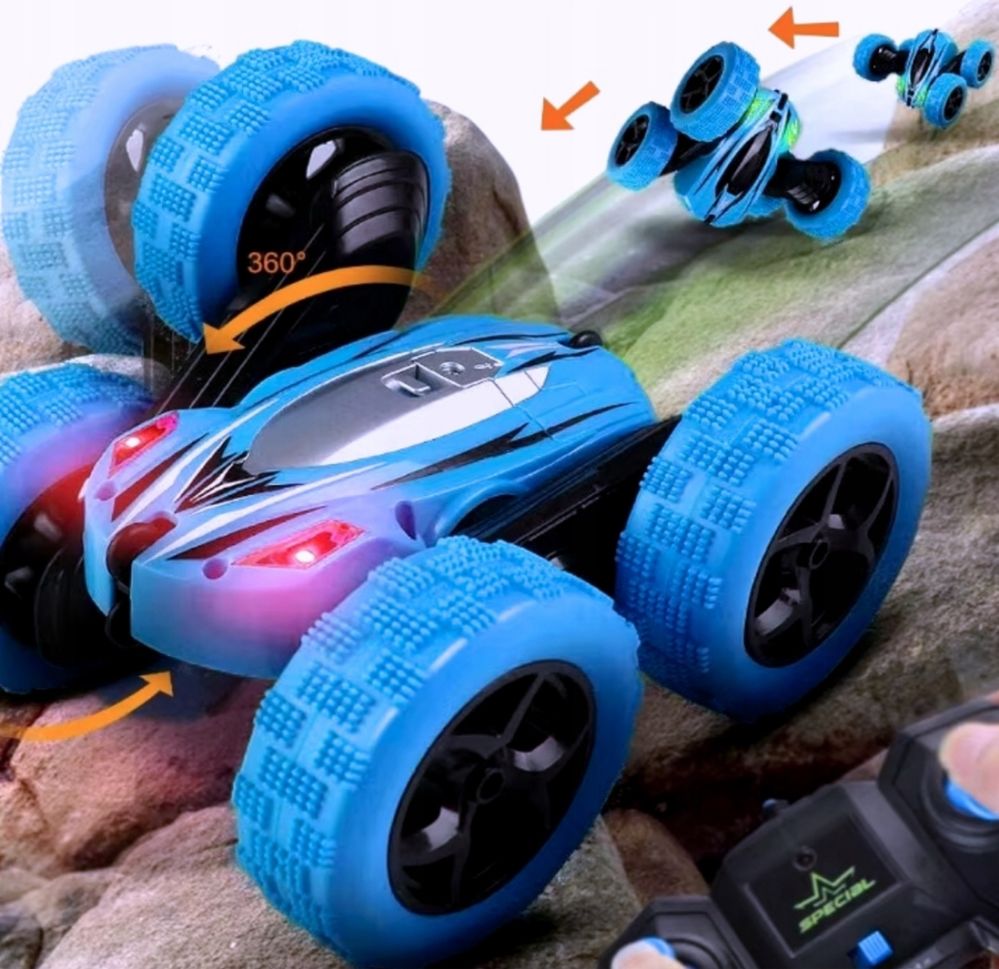 Twister Samochód Zdalnie Sterowany Akrobata 4x4 na Pilot 360 Stopni