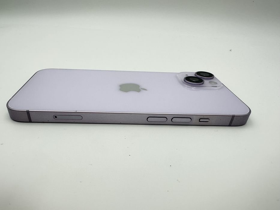 iphone 14 fioletowy Stan Bardzo dobry - 85% Bat - Szkło Hartowane Etui