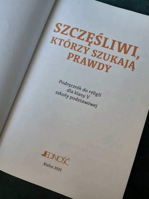 Podręcznik do Religi klasa 5