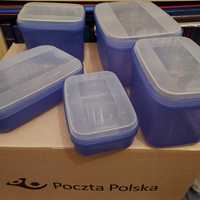 Zestaw używanych  pojemników Tupperware 5 szt cena za zestaw