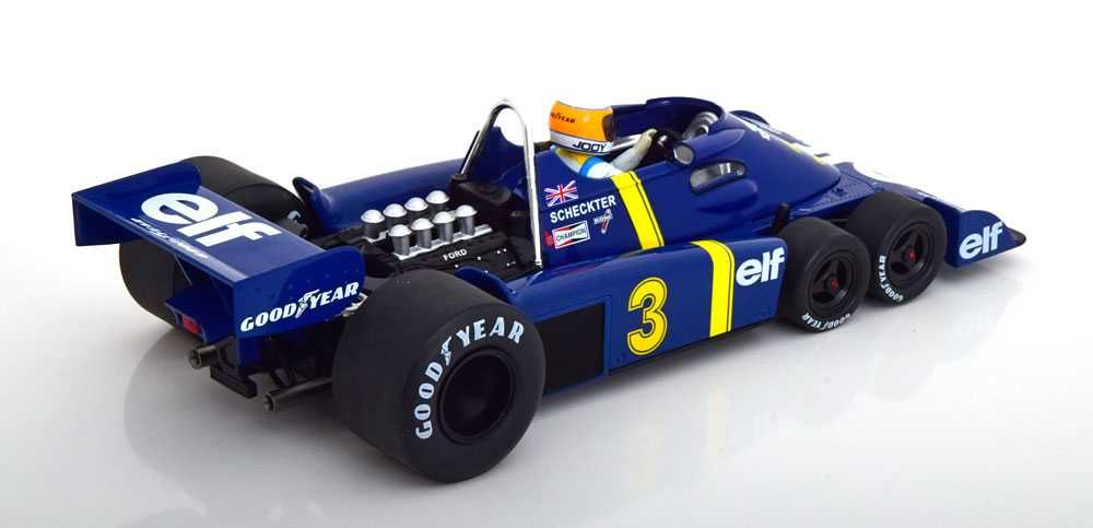 1:18 MCG Tyrrell P34-2 #3 Winner Sweden GP F1 1976 Jody Scheckter