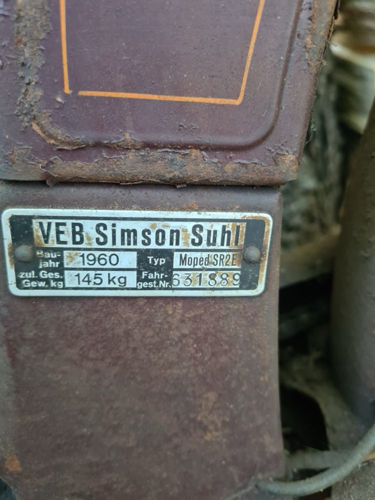 Simson SR2e 1960r