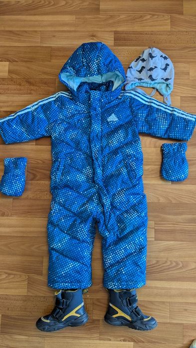 Зимовий пуховий комбінезон Adidas 74, 18 міс, Superfit 23