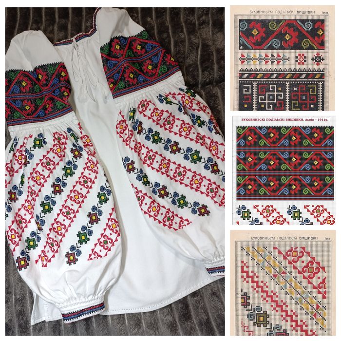 Вишиванка створена за мотивами "Буковинські Подільські вишивки"