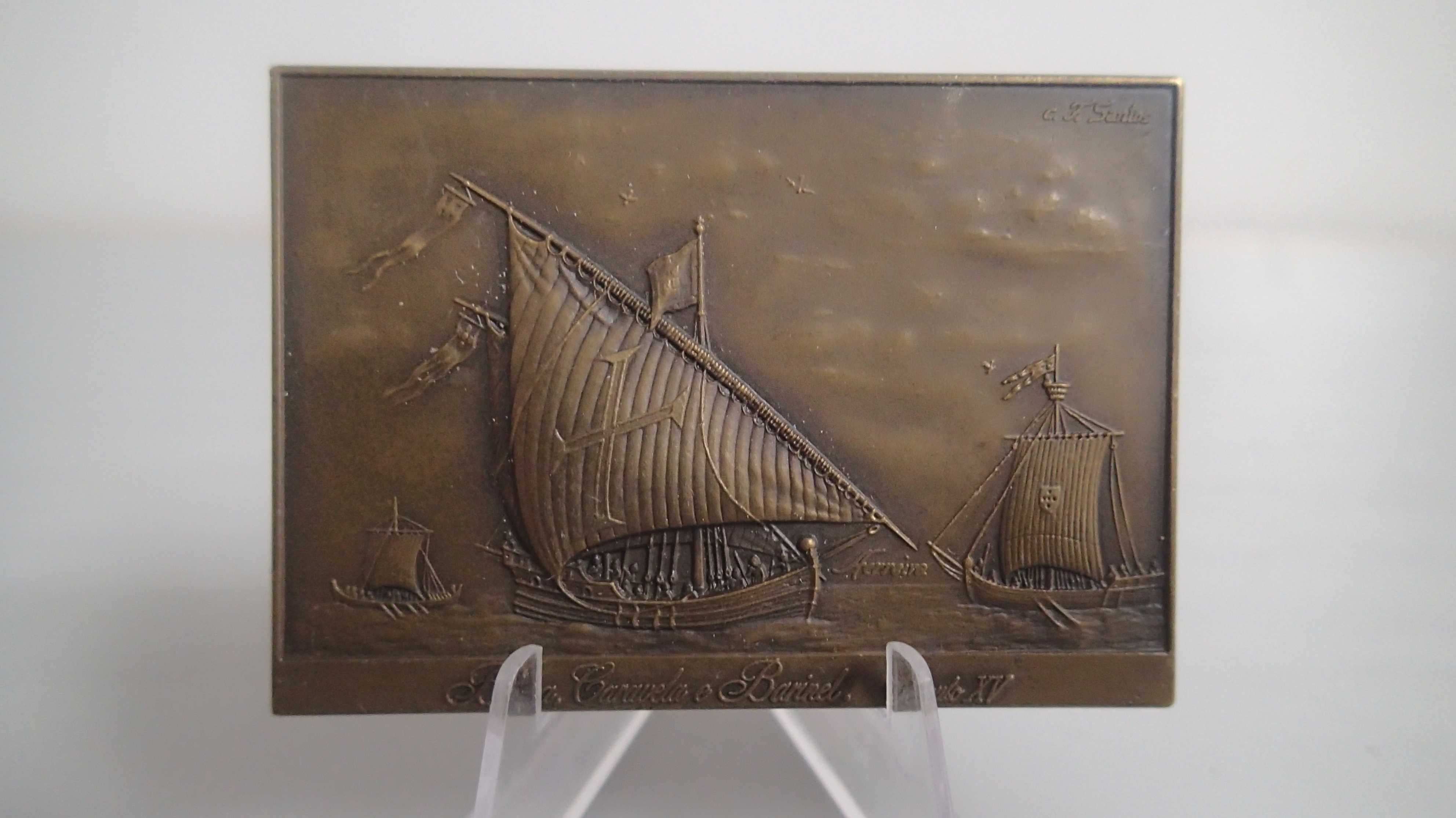 Placas de Bronze Navios Célebres das Armadas Portugueses