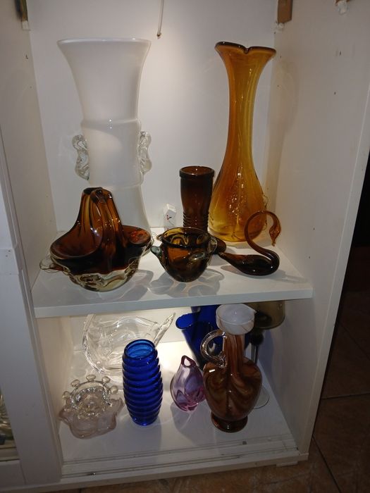 Szklo kolorowe Polskie Czeskie