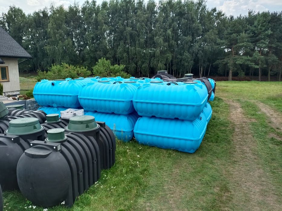 Zbiornik Bolt 7000l na deszczówkę, szambo płaski