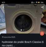 Kołnierz  do drzwiczek do pralki Bosch  clssixx 6