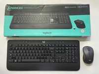 klawiatura+mysz logitech advanced mk540 membranowa qwerty opis