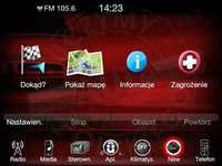Dodge DurangoUC84 uConnect 8.4 Polskie menu lektor mapa USA-EU