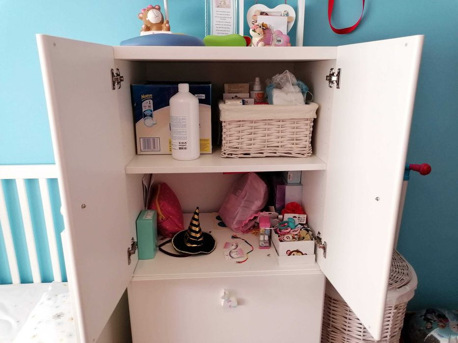 Conjunto quarto criança STUVA roupeiro + berço + armário arrumação