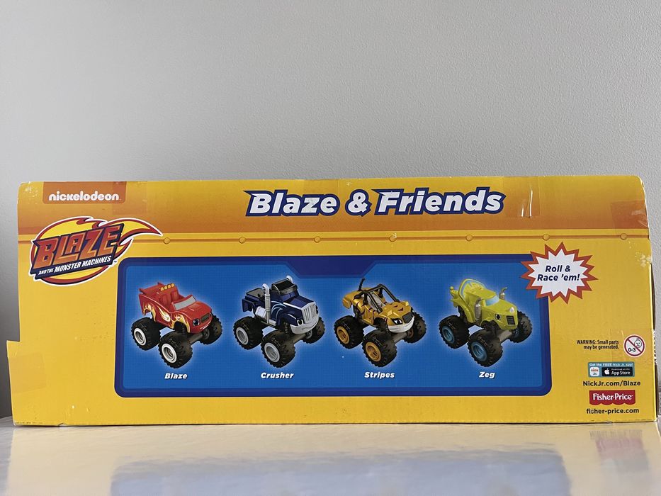 Набір 4 шт чудо машинки Блиск Вспыш крушила зег рик Fisher-Price Blaze