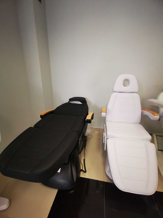 Nowe Fotele kosmetyczne elektryczne LUX 3 czarny