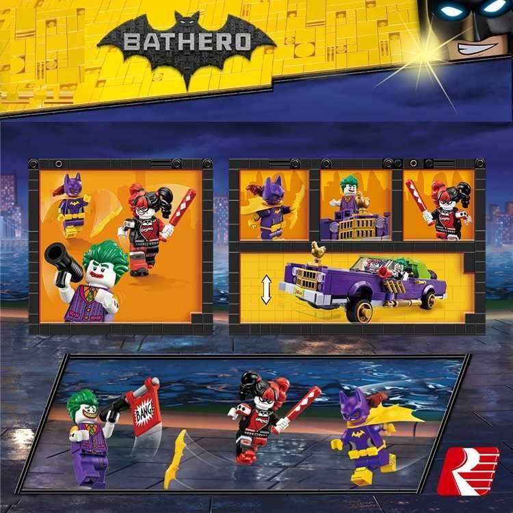 Set / Kit de Lego Batman - Carro do Joker (compatível lego)