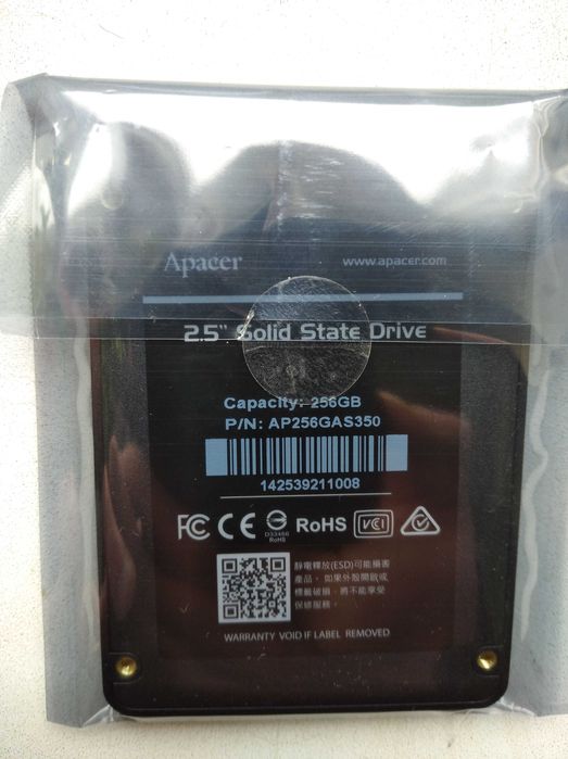 НОВЫЙ Гарантия SSD Apacer Panther AS350