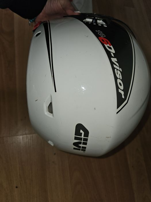 Capacete mota com viseira