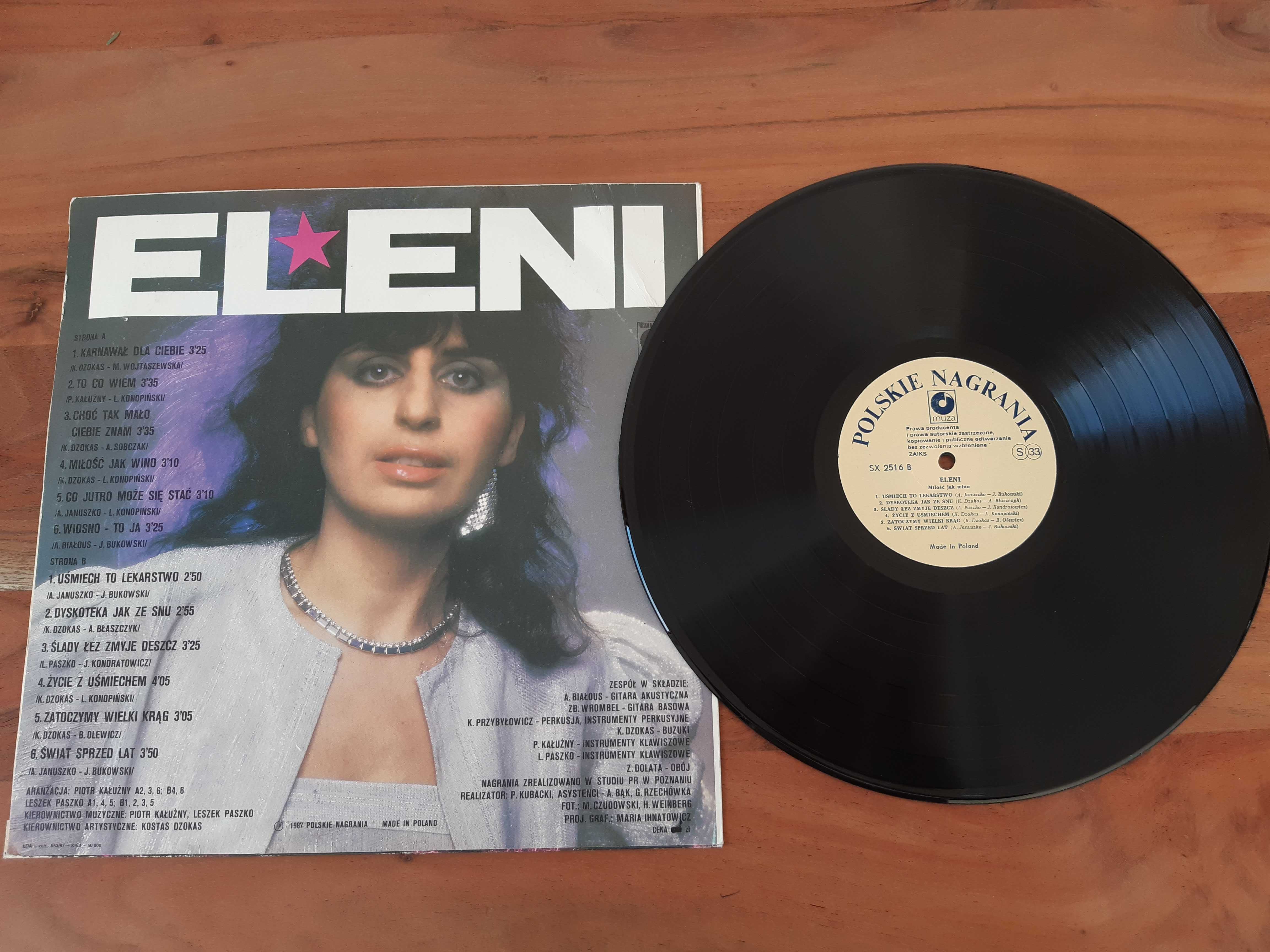 Eleni Miłość jak wino płyta winylowa vinyl