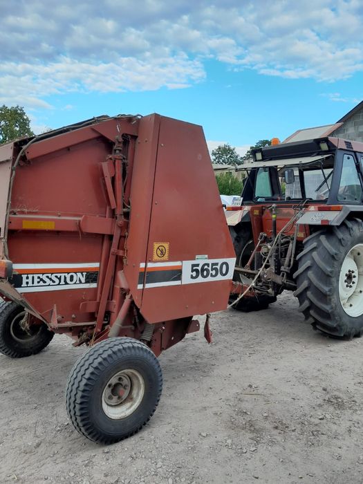 Prasa rolka fiat agri hesston do bel do siana i słomy