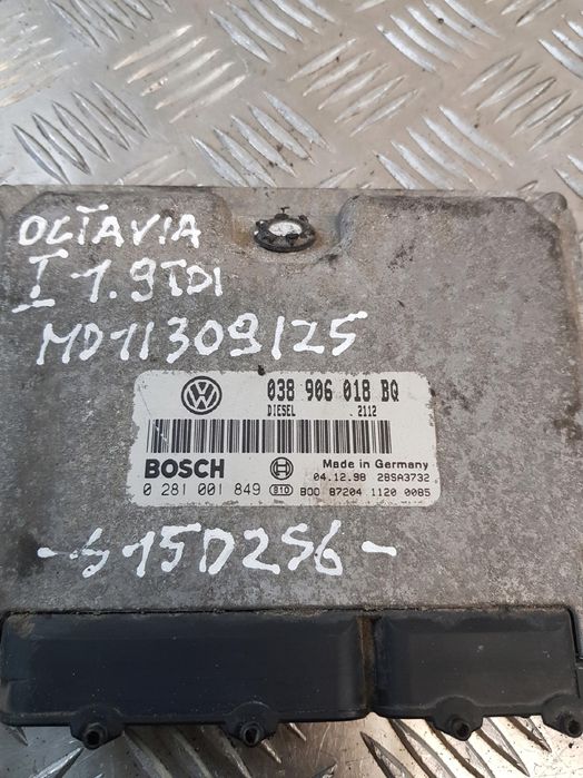 Sterownik Silnika Skoda Octavia I 1.9Tdi 038906018Bq