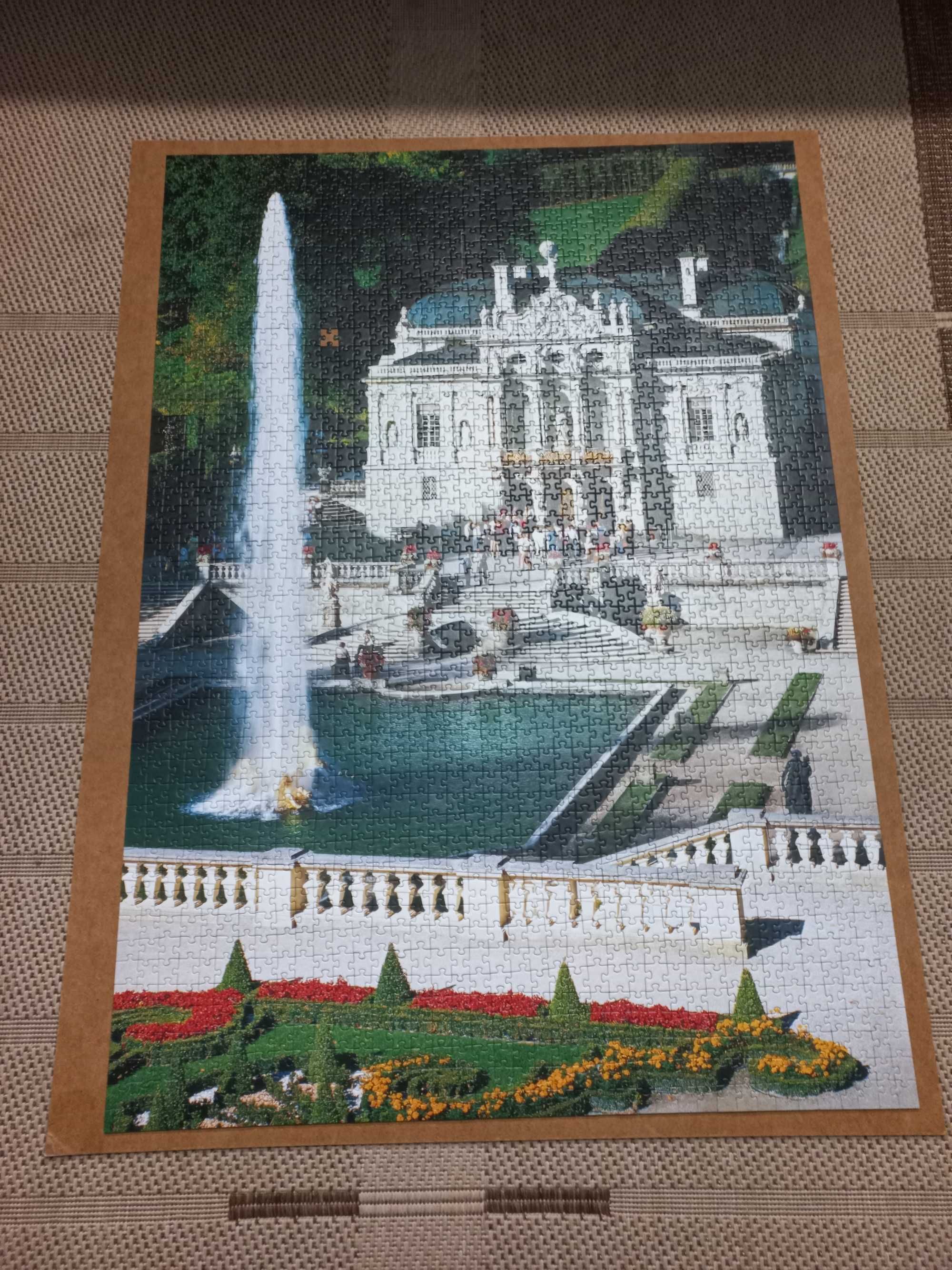 Puzzle Trefl 2000 Pałac Linderhof, Alpy Bawarskie, Niemcy