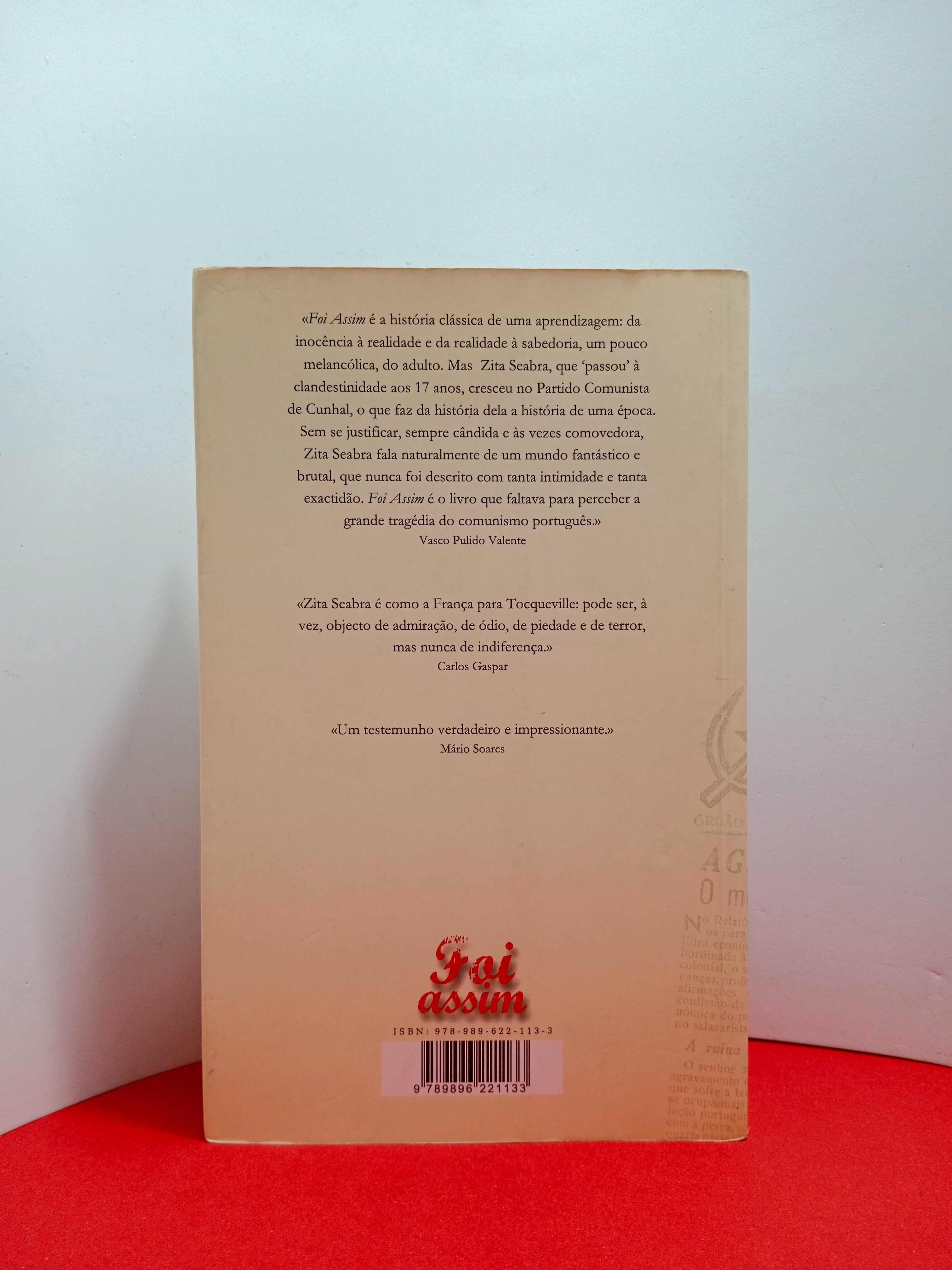 " Foi assim " de Zita Seabra