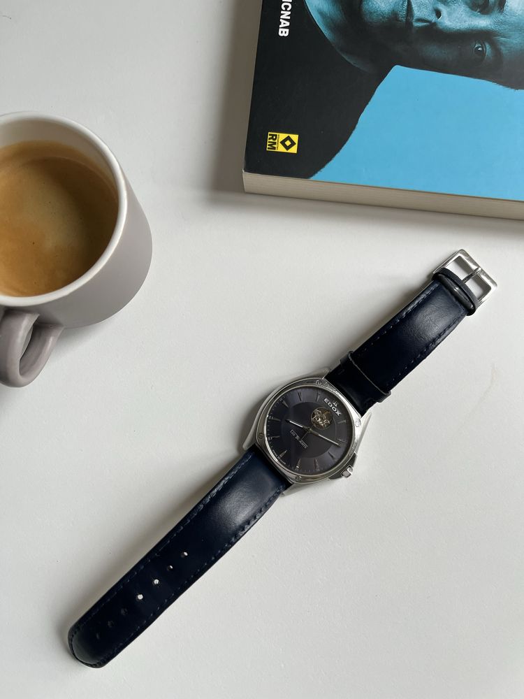 Edox Les Bémonts Open Heart • Szwajcarski Zegarek Automatyczny
