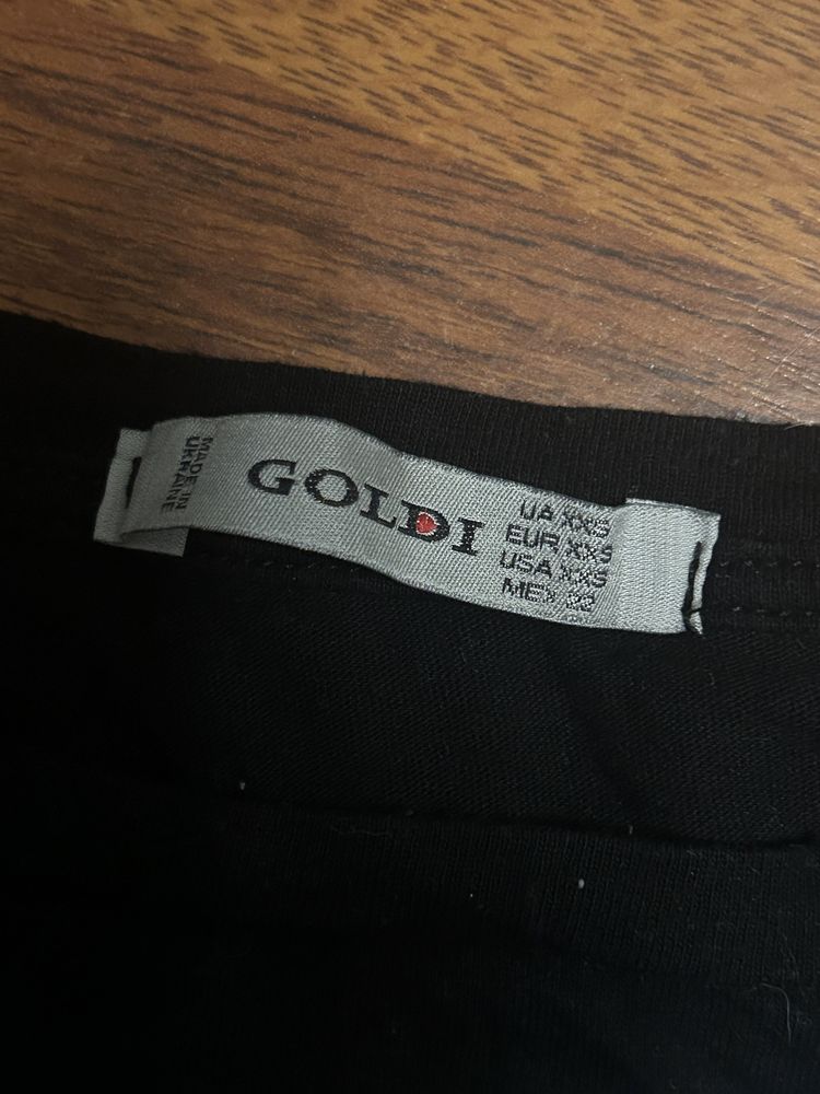 футболка чорна Йода goldi