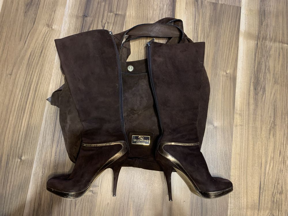 Замш сапожки Jimmy Choo р.36 London
