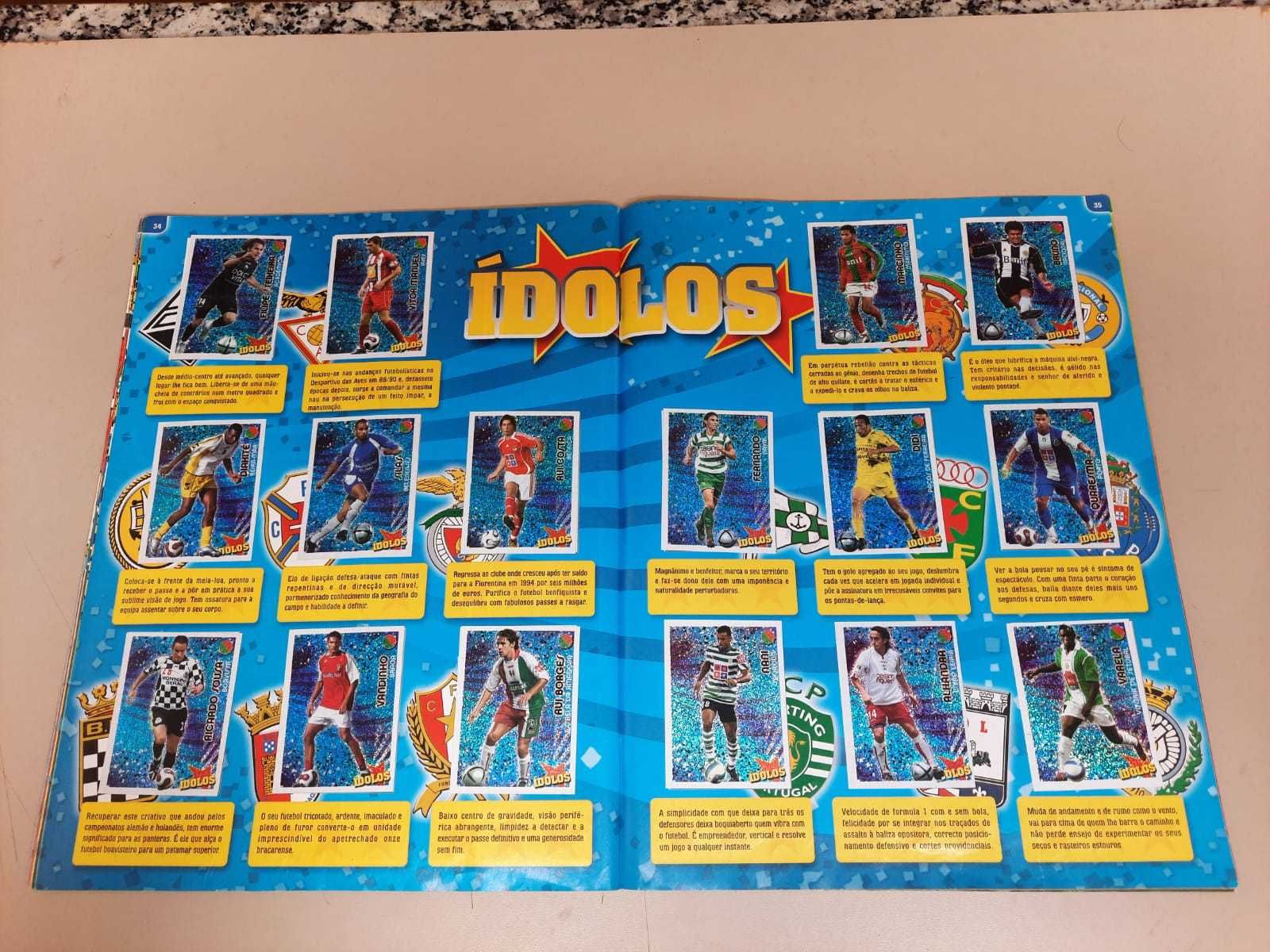 Caderneta Futebol 2006/2007 Completa Panini