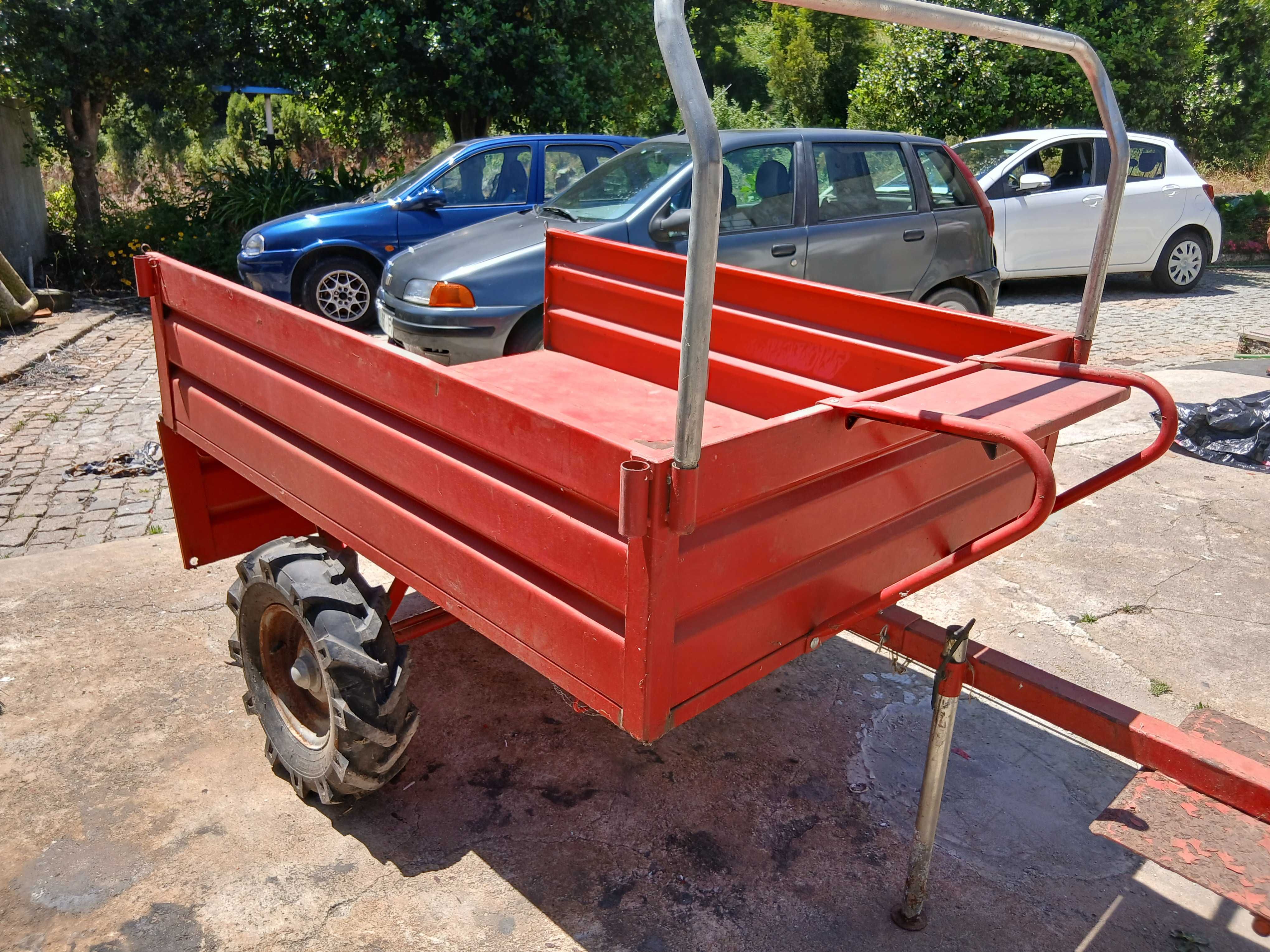 Atrelado motocultivadora
