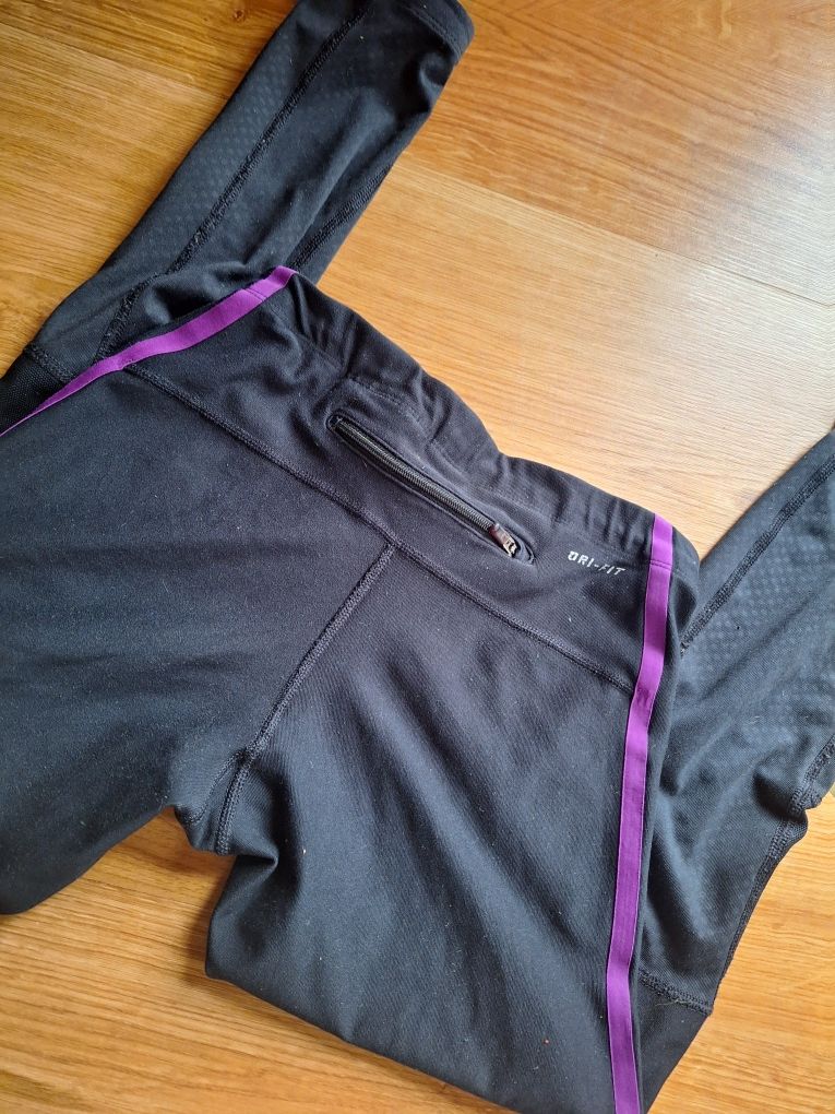 Legginsy sportowe nike damskie vintage stara kolekcja do biegania