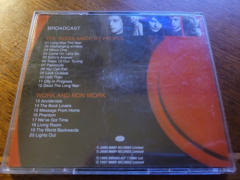 CD Broadcast The Noise Made by People/Work & Non Work 2000 Warp unoff.