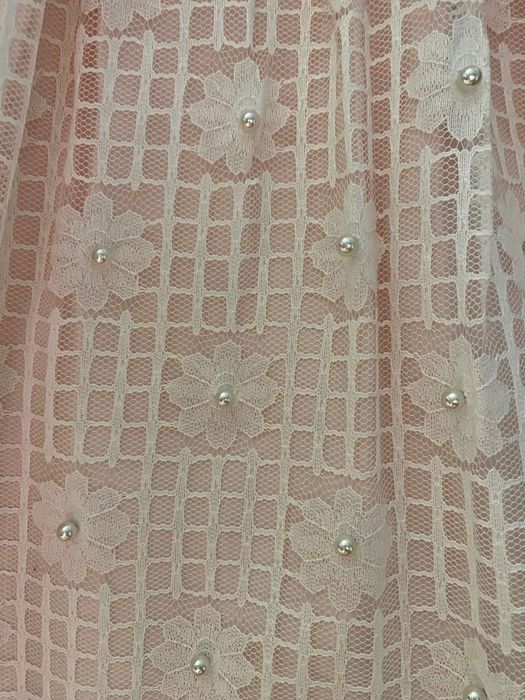 AMERICAN PRINCESS Sukienka wizytowa STOKROTKI tiul  perły