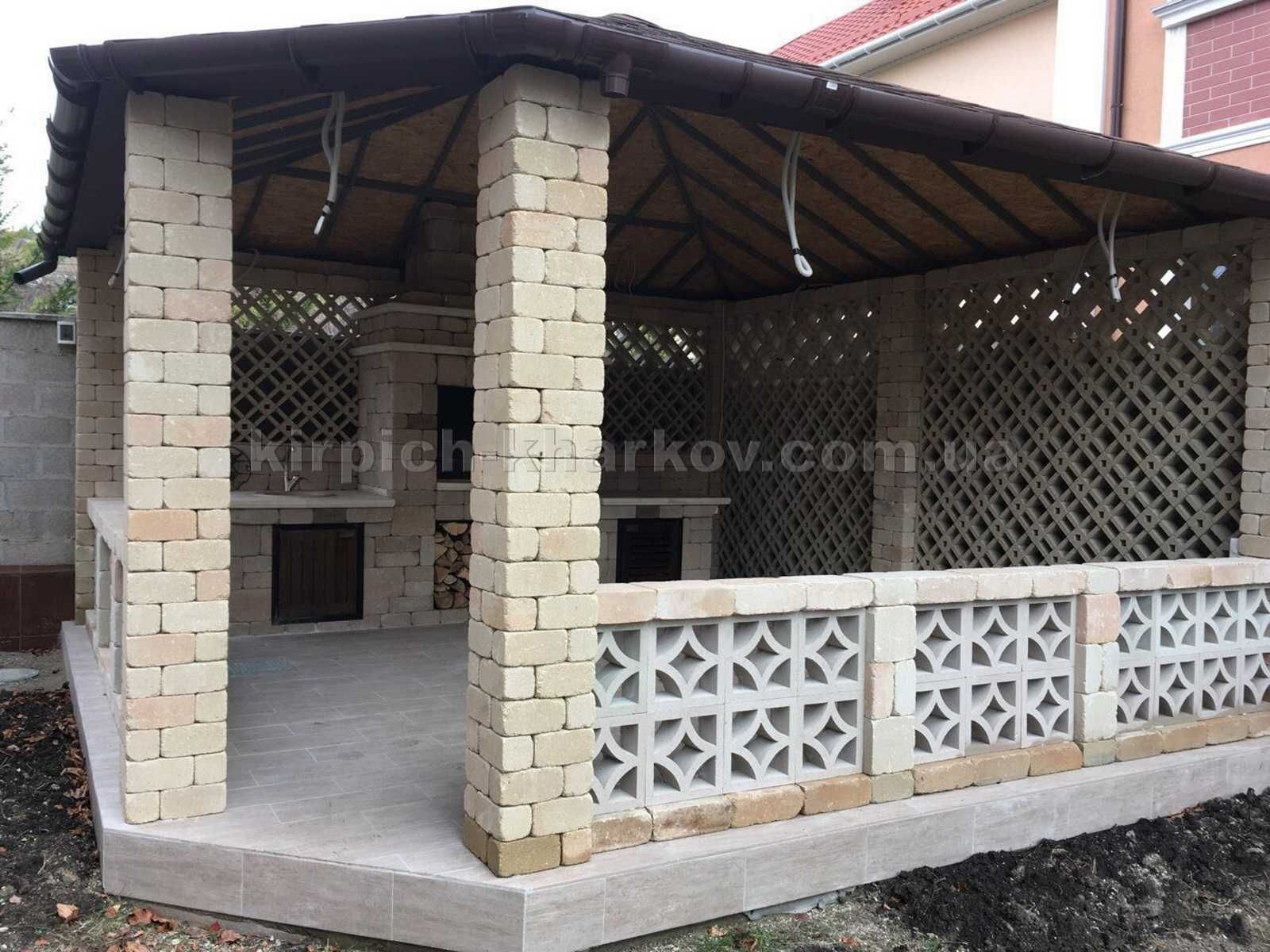 Альтанки з бетонних блоків BERNSTONE великий вибір