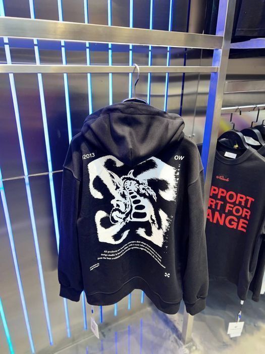 OFF-WHITE худи мужское оверсайз оригинал женское кофта с капюшоном