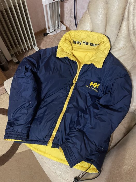 Двухсторонний пуховик Helly Hansen rap dril vintage sk8 puffer