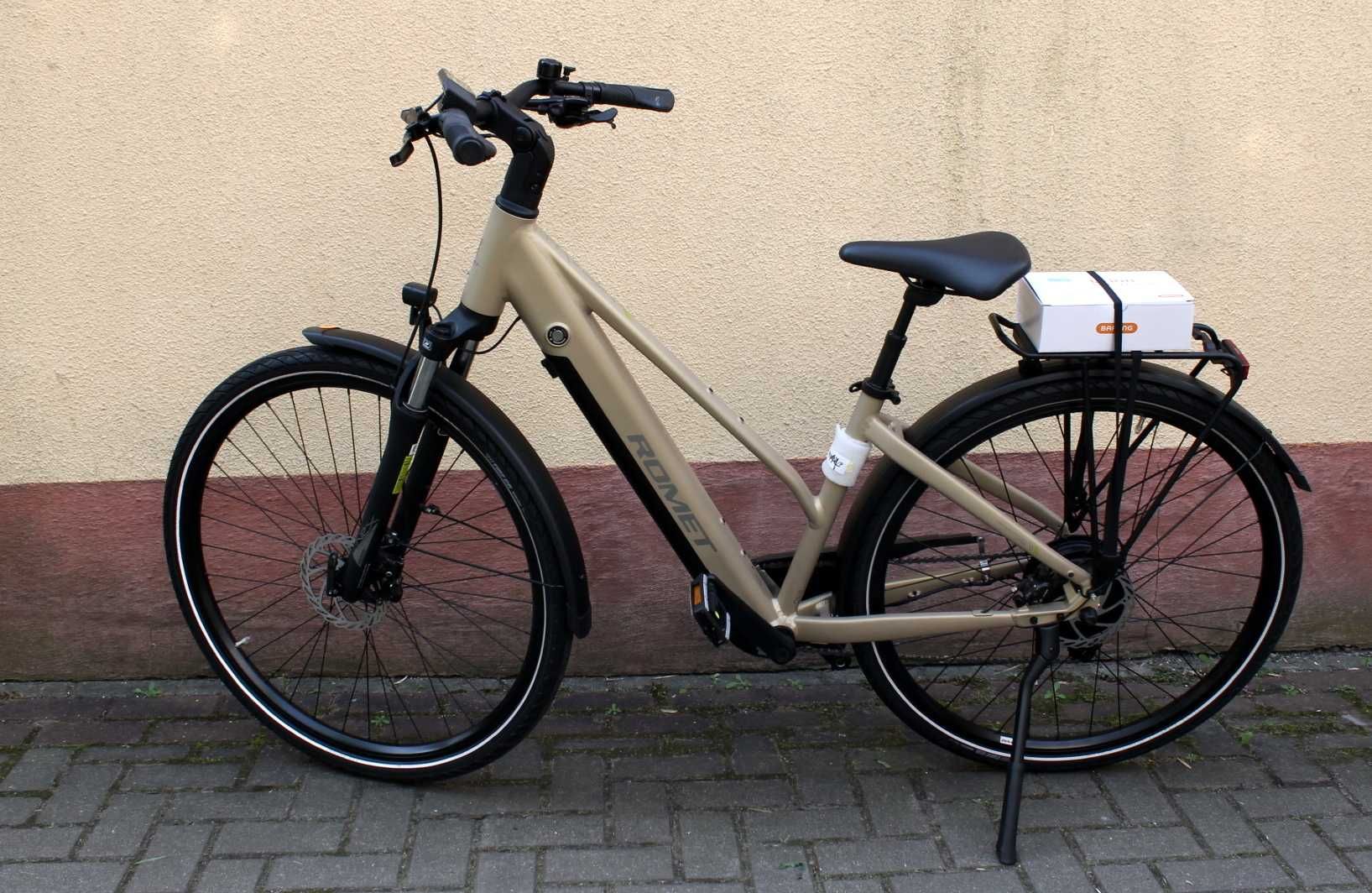 Rower trekkingowy elektryczny Romet Gazela 28" rama 17m