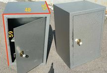 Сейф со съёмной полкой - 22 кг.  Один ключ.