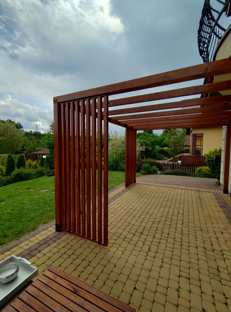 Zadaszenie tarasu, pergola, altana, poliwęglan.