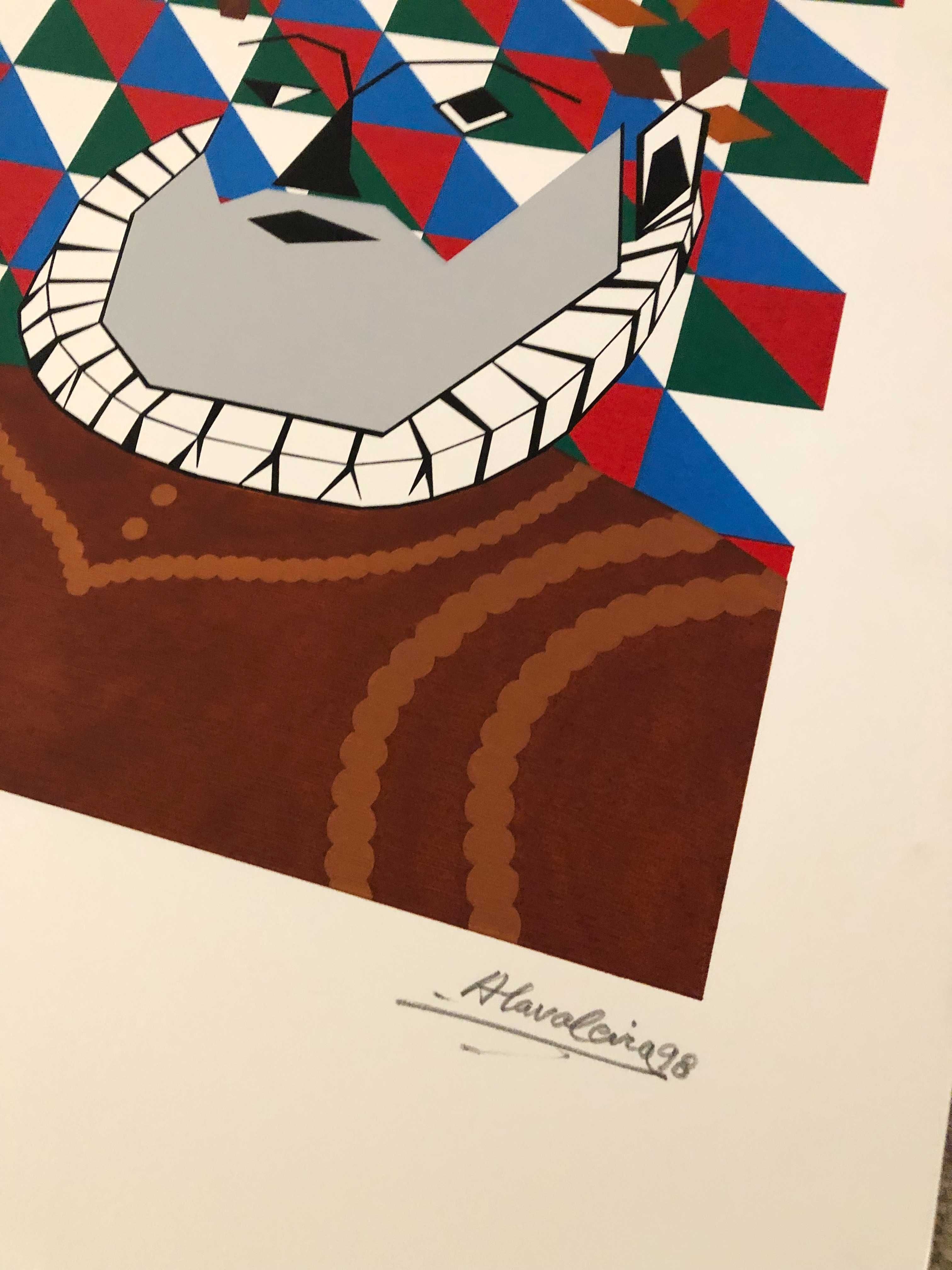 Serigrafia Luís Vaz de Camões 1998