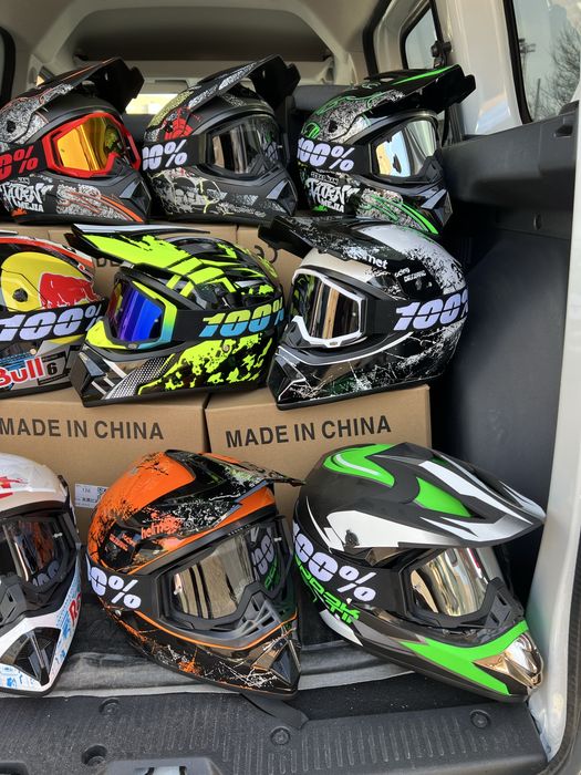 Мото шлем эндуро кроссовый