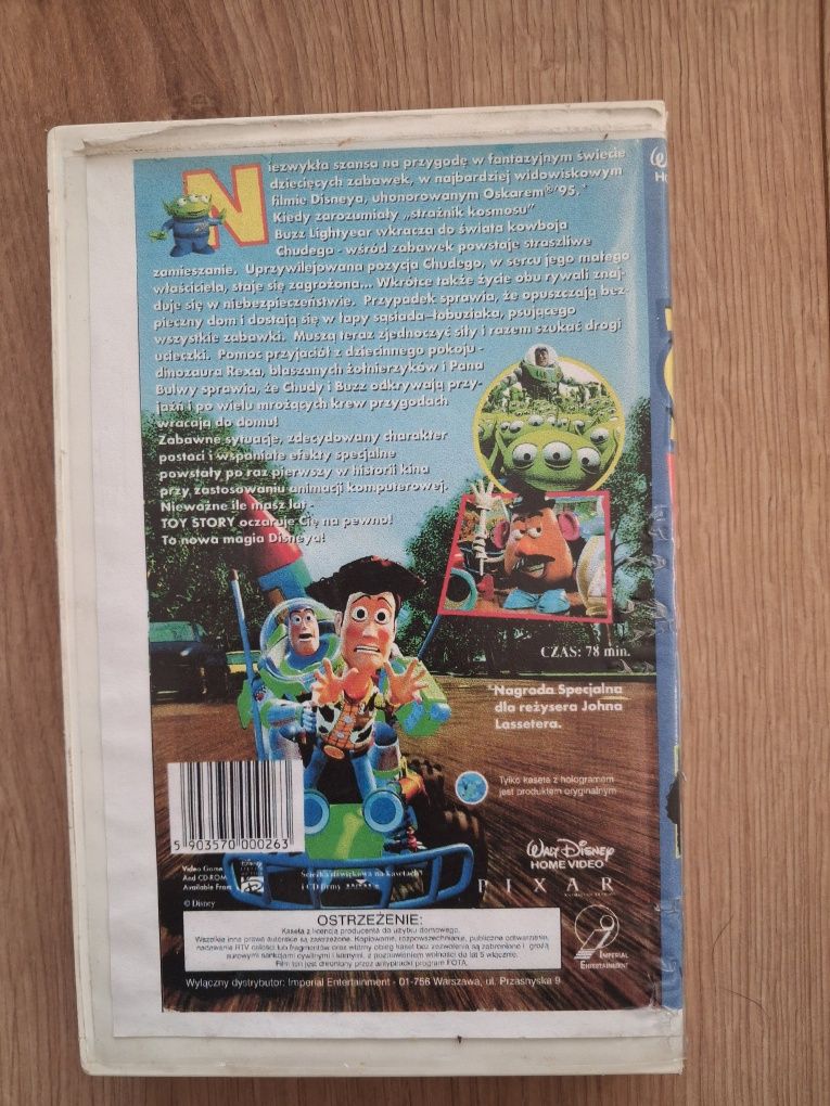 Kaseta VHS Toy Story
