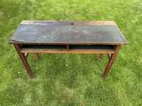 Stara ławka szkolna / biurko