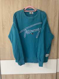 Bluza Tommy Jeans XL haft logowana big logo crewneck oryginalna hit