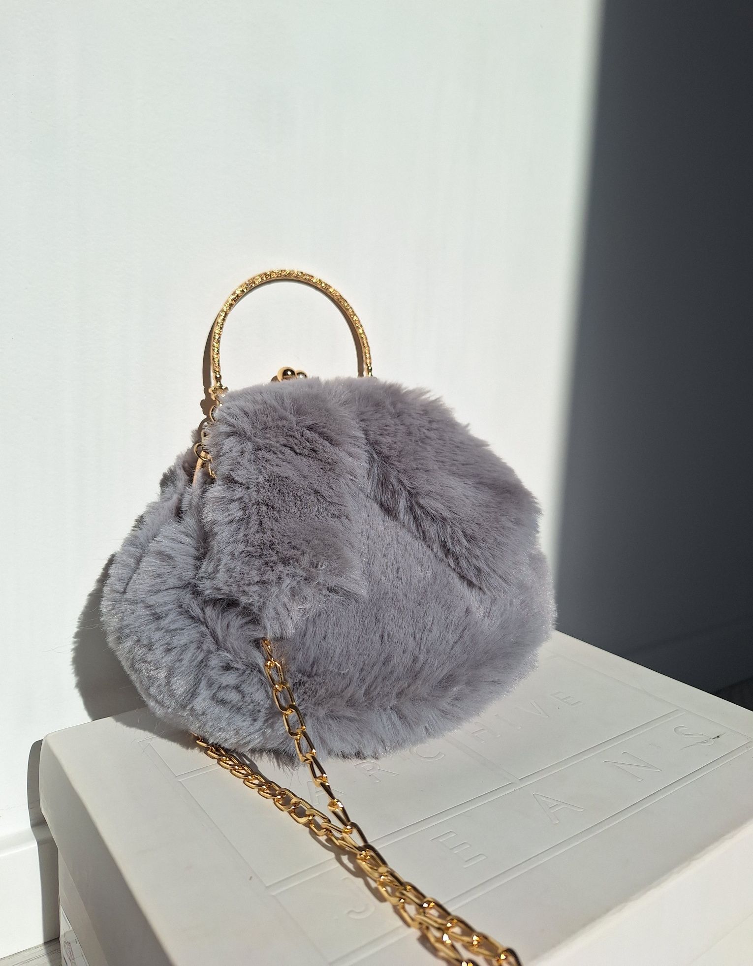 Nowa piękna torebka króliczek złota na łańcuszku butik
